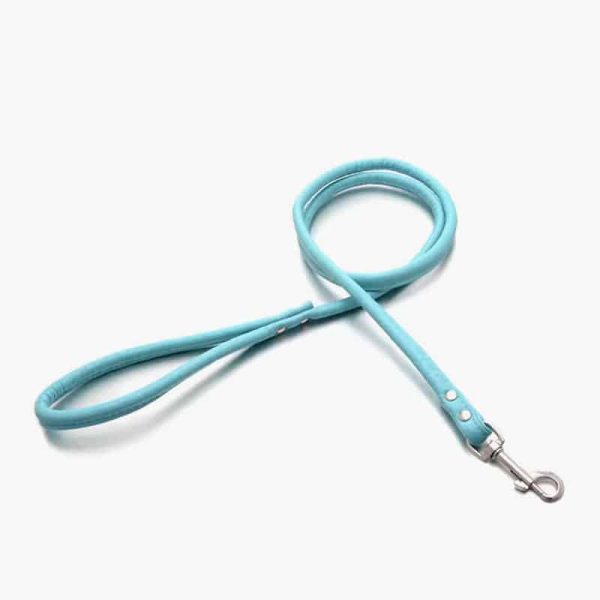 Hand-made Real Leather Pet Puppy Dog Leash for Small Dogs and Cats Lightweight Slender Genuine Leather Dog Leash Brown Red Green - Image 4